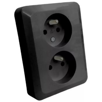 Dupla aljzat czeskie Z/U SILVA black 46139 kép