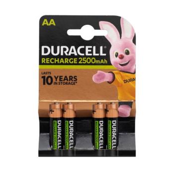 Duracell 10PP110047 AA NiMH akkumulátor, 1,2 V feszültség, 2500 mAh kapacitás, 4db/bliszter kép