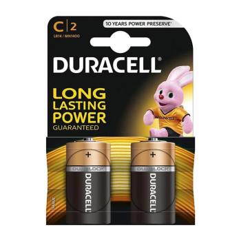 Duracell - 2 db Alkáli elem Basic LR14/C 1,5V 2200 mAh DRBLR14B2 kép
