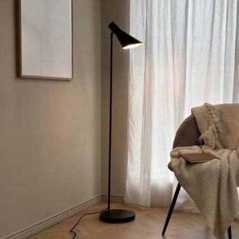 Dyberg Larsen DL12 álló lámpa, fekete, magasság 139 cm, fém kép
