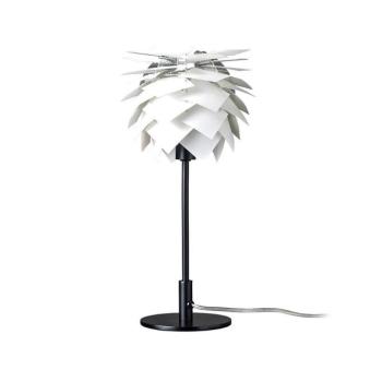 Dyberg Larsen asztali lámpa Pineapple, fehér/fekete, magasság 35 cm kép