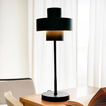 Dyberg Larsen asztali lámpa Stoke, fekete, magasság 49,5 cm kép