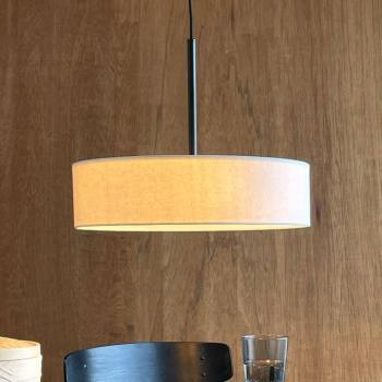 Dyberg Larsen Calix függő lámpa, magasság 12 cm, természetes fehér