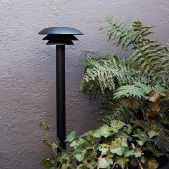Dyberg Larsen DL20 kültéri poller fekete Ø 20cm kép