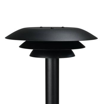 Dyberg Larsen DL25 kültéri poller fekete Ø 25cm kép