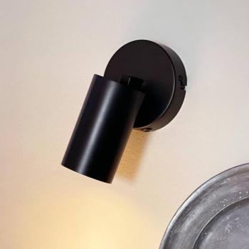 Dyberg Larsen fali spotlámpa Modern, fekete, szélesség 10 cm kép