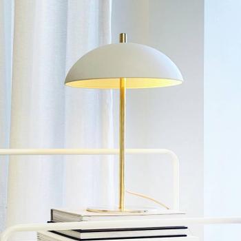Dyberg Larsen Globus asztali világítás, bézs/sárgaréz, 44 cm kép