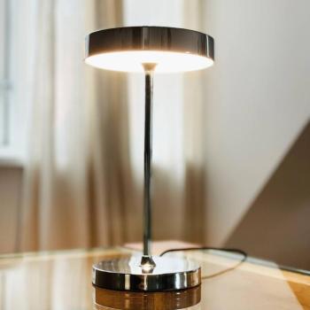 Dyberg Larsen LED asztali lámpa Starlight, króm, magasság 26 cm kép