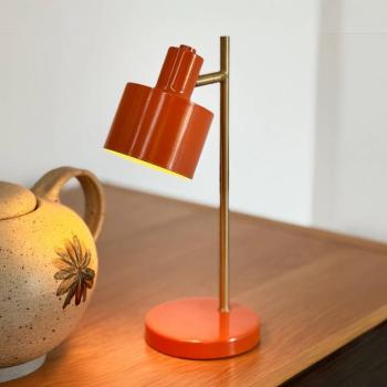 Dyberg Larsen LED tölthető asztali világítás Ocean Mini, narancssárga kép