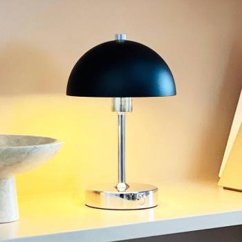 Dyberg Larsen LED újratölthető asztali világítás Malmö, magasság 23 cm, fém kép