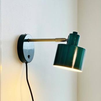 Dyberg Larsen Ocean fali lámpa, sötétzöld, kinyúlás 30 cm kép