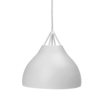 Dyberg Larsen Pyra függő lámpa, Ø 23 cm, fehér, fém kép