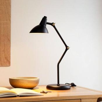 Dyberg Larsen Vela asztali világítás, fekete, magasság 45 cm kép