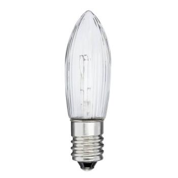 E10 1,8W 24V tartalék izzók 3db gyertyaforma kép