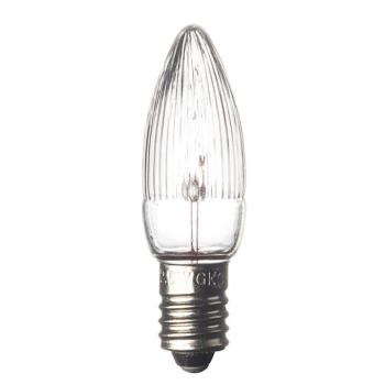 E10 2,5W 7V tartalék izzók 3db gyertyaforma kép