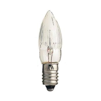 E10 3 W, 23 V tartalék izzók, 3db gyertyaforma kép
