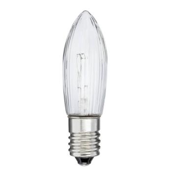 E10 3 W, 34 V tartalék izzók, 3db gyertyaforma kép