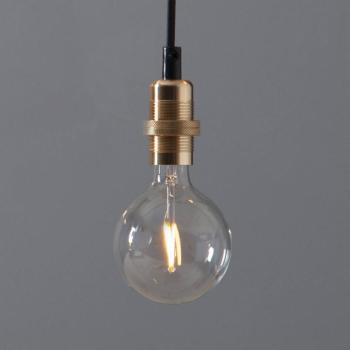 E14 foglalat Fade kábellel, réz kép