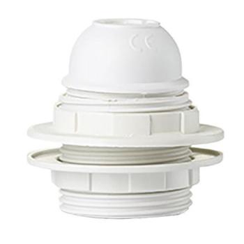 E27-es fehér műanyag csillár foglalat 220-240V, Eurolamp, 560273 kép