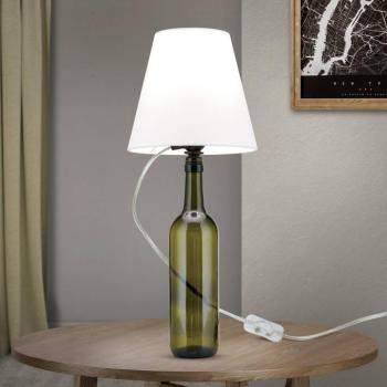 E27-foglalat BOTTLE, átlátszó kábel, hossza 200 cm kép