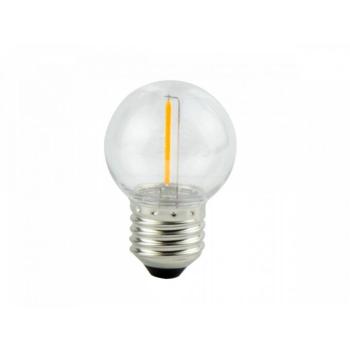 E27 LED izzó, 1W, izzószálas hatású, meleg fehér, 2700K, 50lm, CRI≥80, LED line, LL-478542 kép