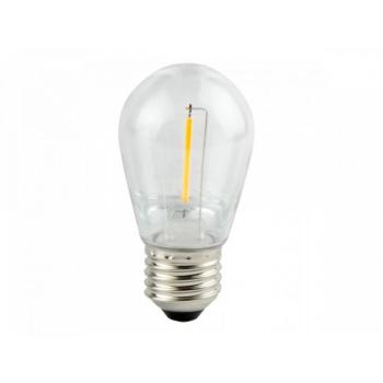 E27 ST45 LED izzó, 1W, izzószálas hatású, meleg fehér, 2700K, 50lm, CRI≥80, LED line, LL-478559 kép
