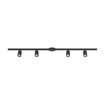 EASY TRACK sínkészlet, fekete, 4 x GU10 spotlámpa, hossza 193 cm kép