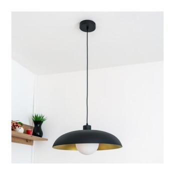ECLIPSE zsinóros függőlámpa 1xE27/15W/230V fekete/arany W-KM 1810+8020/1 BK+GO kép