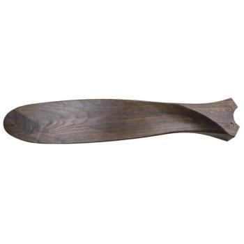 ECO GENUINO mennyezeti ventilátor, fekete/diófa, Ø 122 cm, csendes kép