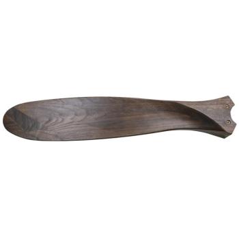 ECO GENUINO mennyezeti ventilátor, króm/diófa, Ø 122 cm, csendes kép