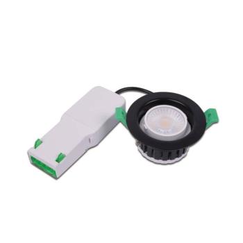 Eco R 68 LED-es süllyesztett spotlámpa, króm, Ø 9 cm, fém, IP65 CCT kép