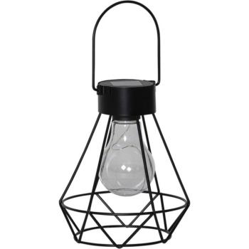 Eddy fekete LED lámpás, magasság 15,5 cm - Star Trading kép