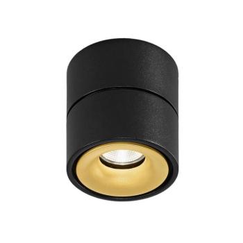 Egger DLS LED mennyezeti reflektor Clippo, fekete-arany, 2,700K kép