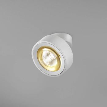 Egger DLS LED reflektor Clippo Optic, fehér/arany, Ø 12 cm, DTW kép