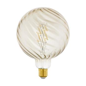 EGLO , 12586 , LEDE27 , fényforrás , 2200 K , E27 , 1X2W , Dimmelhető , borostyán kép