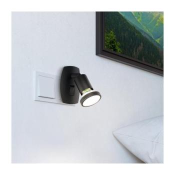 Eglo 300911 - PARRINI konnektorba dugható LED lámpa 1xGU10/4,5W/230V fekete 300911 kép