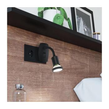 Eglo 300913 - PARRINI konnektorba dugható LED lámpa 1xGU10/4,5W/230V fekete 300913 kép