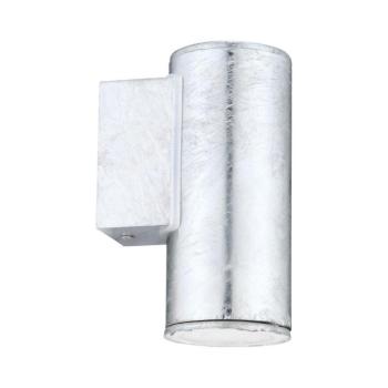 Eglo 30908 - LED kültéri fali lámpatest RIGA 1xGU10/2,8W/230V IP44 ezüstszínű 30908 kép