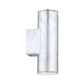 Eglo 30911 - LED kültéri fali lámpatest RIGA 2xGU10/2,8W/230V IP44 ezüst 30911 kép