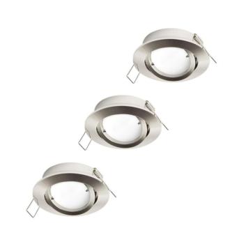 Eglo 31692 - 3 darabos TEDO LED beépíthető spotlámpa, 1xGU10/5W/230V 31692 kép