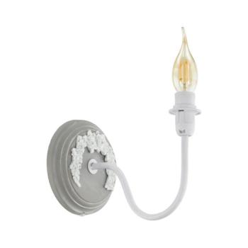 Eglo 33005 - Fali lámpa 1xE14/40W/230V fehér/szürke 33005 kép