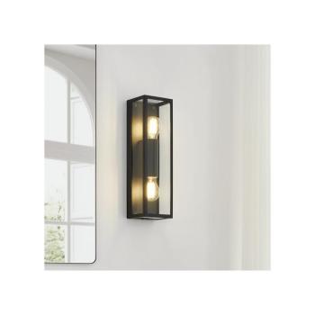 Eglo 33856 - Kültéri fali lámpatest ALAMONTE 2xE27/60W/230V IP44 fekete 33856 kép