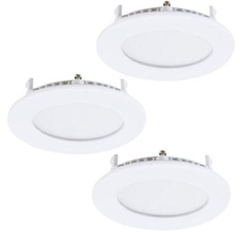 EGLO , 34014 , FUEVA 3 , süllyesztett lámpa , 3000 K , LED , 3X2,7W , IP20 , fehér kép