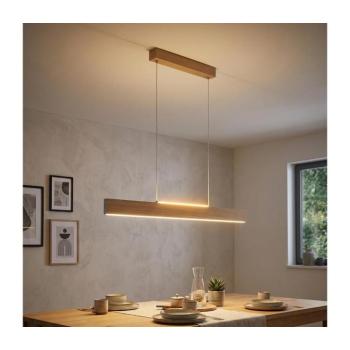 Eglo 39344 - kábeles LED függeszték CLIMENE LED/17W/230V + LED/4,2W tölgy 39344 kép