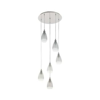 Eglo 39502 - Csillár zsinóron SIRACUSA 6xE27/60W/230V 39502 kép