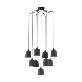 EGLO , 39739 , BERNABETTA , függeszték , E27 , 9X40W , IP20 , fekete, arany kép
