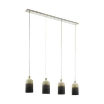 EGLO , 39752 , AZBARREN , függeszték , E27 , 4X40W , IP20 , szürke