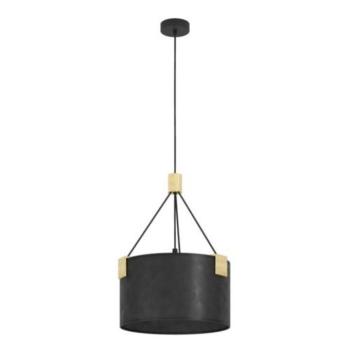 EGLO , 39944 , POTOSI , függeszték , E27 , 1X40W , IP20 , fekete, barna kép