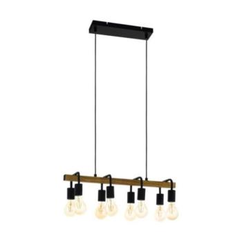 EGLO , 43316 , ERRIBERA , függeszték , E27 , 8X40W , IP20 , barna