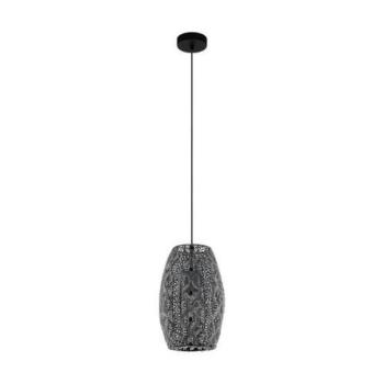 EGLO , 43391 , RIYADH , függeszték , E27 , 1X40W , IP20 , antikolt fekete kép